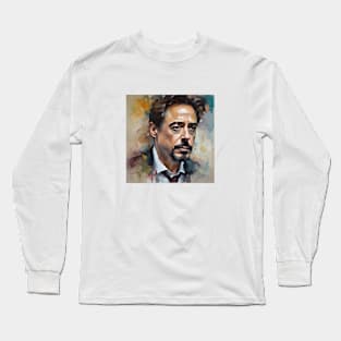 Impression with Robert Downey Jr. Long Sleeve T-Shirt